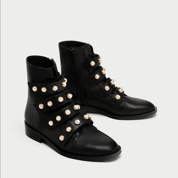 Zara Shoes Women With Pearls Zara Shoes Women With Pearls